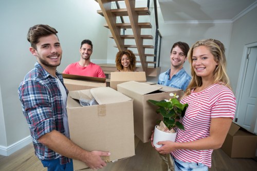Removal team planning a house move in Mottingham