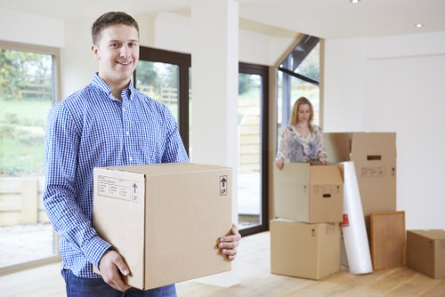 Local office relocation team working in Mottingham