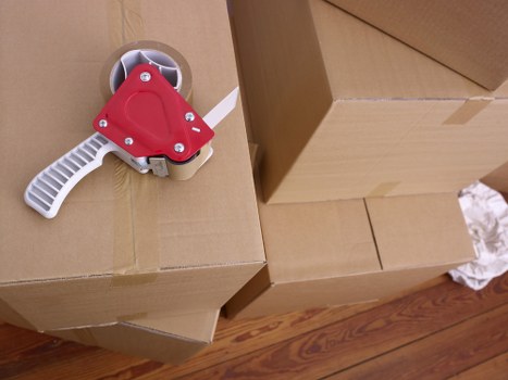 Packing and loading belongings for a local move in Mottingham