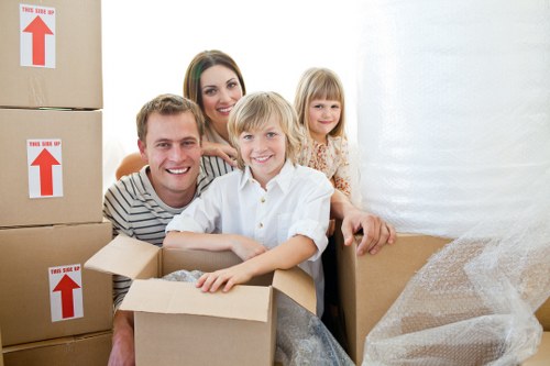 Van loading furniture for a Mottingham home or flat move