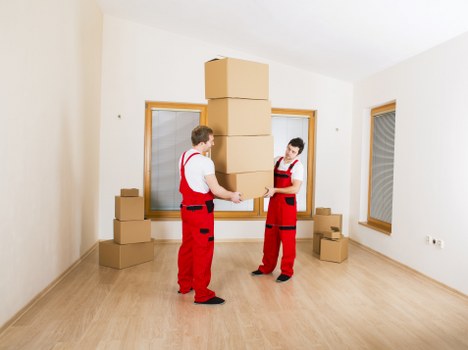 Packing and transporting business items during a Mottingham relocation
